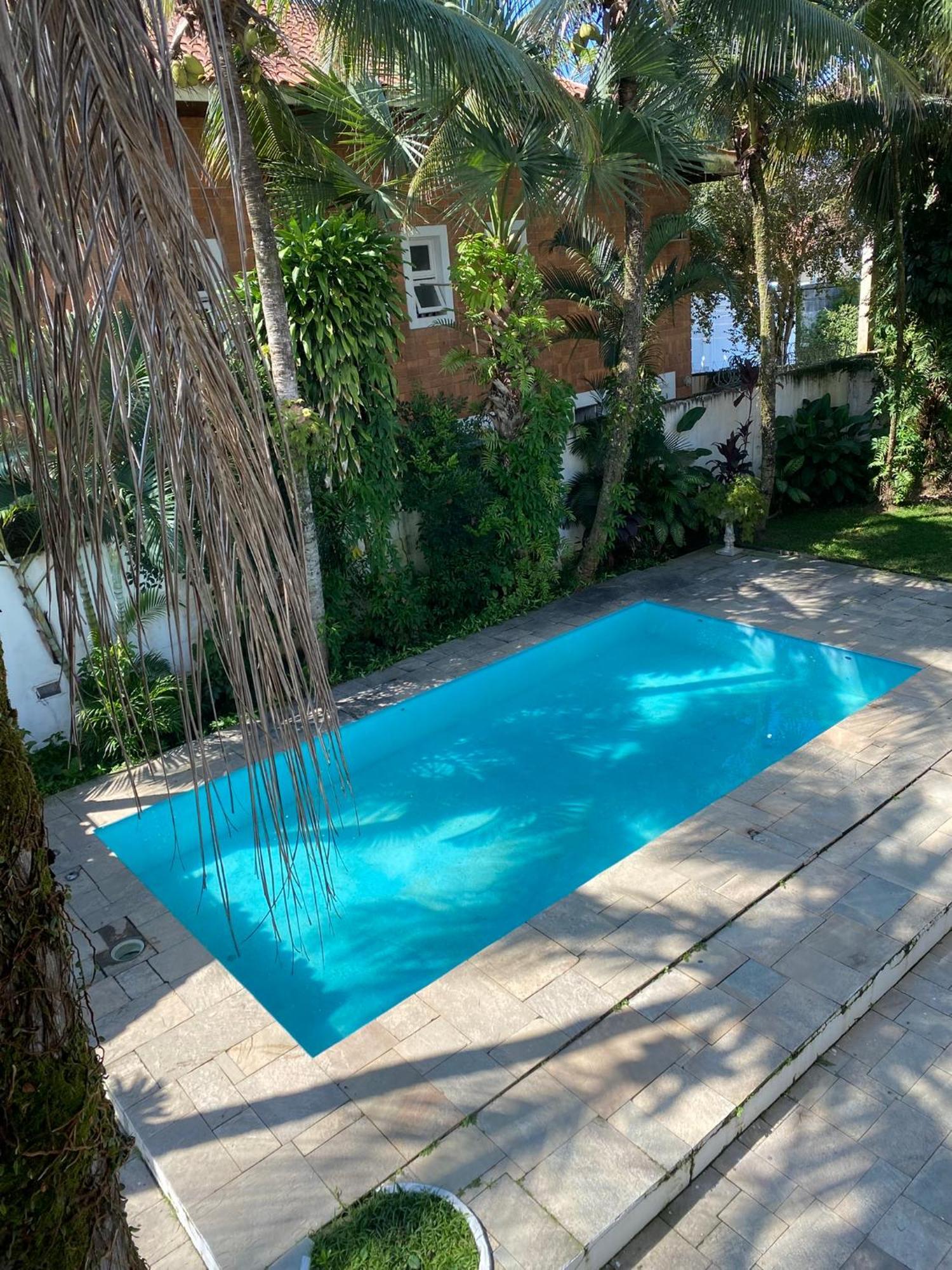 Villa Casarao No Guaruja Com Piscina Exterior foto