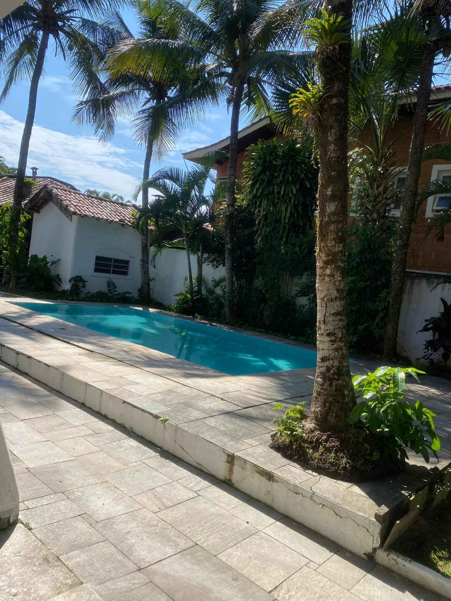 Villa Casarao No Guaruja Com Piscina Exterior foto